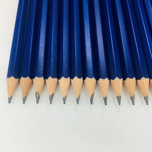 Miniatura 3 de XDT#4B - Lápices de dibujo de 24 piezas, suministros de dibujo y sombreado de grafito profesional, ideal para niños, principiantes, estudiantes, Azul