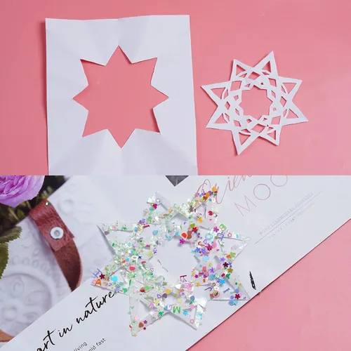 Miniatura 5 de 10 hojas de cinta adhesiva de doble cara, cinta adhesiva blanca, tamaño A4, manualidades para manualidades, álbumes de fotos, decorativos