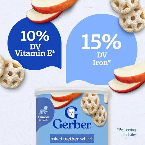 Miniatura 4 de Gerber Ruedas mordedoras, cosecha de manzana, 1.48 onzas (paquete de 6)