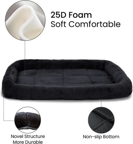 Miniatura 3 de Patas Lague Cama Bolster para Perros Extra Pequeños 16''x12'', Cama Sofá de Espuma Suave y Cálida para Mascotas, Alfombrilla para Jaula de Mascotas