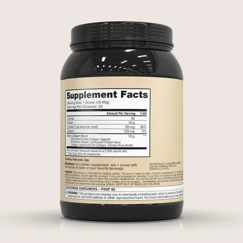Miniatura 2 de Iron Feather - Polvo de colágeno Sin sabor Proteína de colágeno múltiple con vitamina C Ayuda a las articulaciones, tendones, recuperación