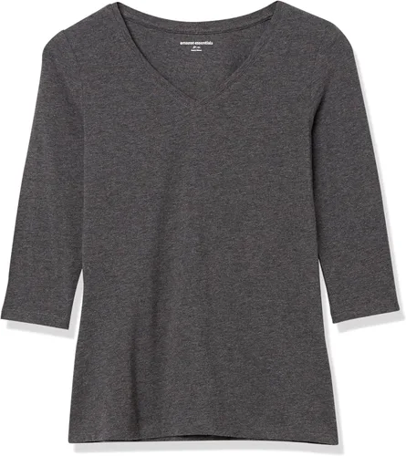 Miniatura 9 de Tienda Essentials - Camisa de manga 34 y cuello en V para mujer