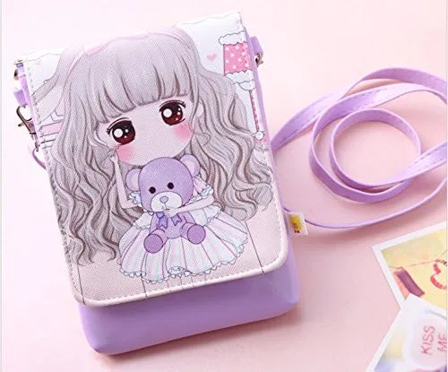 Miniatura 2 de Mini bolso de hombro de piel sintética para adolescentes y niñas