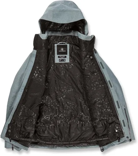 Miniatura 3 de Volcom Sherwin - Chaqueta de invierno con capucha aislada para snowboard y esquí para mujer