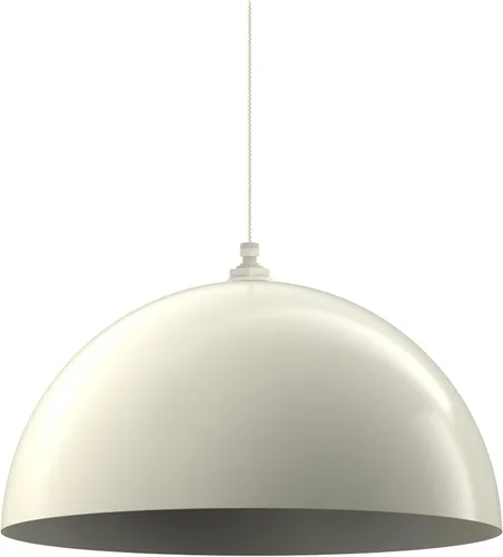 Miniatura 23 de Steel Lighting Co. Melrose - Lámpara colgante Montada en el techo Cúpula redonda de 18 pulgadas Estilo moderno y contemporáneo de granja Crema