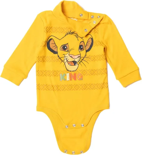 Miniatura 6 de Disney Simba Mickey Mouse Baby - Paquete de 2 mamelucos de cuello alto para bebé recién nacido a bebé