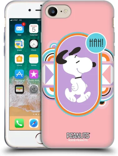Miniatura 30 de Head Case Designs Snoopy Deco Dreams - Funda de gel suave con licencia oficial de Peanuts Blue Pattern compatible con Apple iPhone 7 Plus/iPhone 8