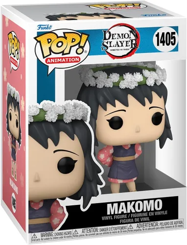 Funko Pop! Animation: Demon Slayer - Makomo - (Tocado de flores) - Figura de vinilo coleccionable - Idea de regalo - Producto oficial - para niños y