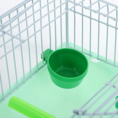 Miniatura 9 de VANZACK Jaula portátil para loros, periquitos, periquitos, viajes, portador de aves, accesorios para pájaros, portador de aves de viaje, pequeño