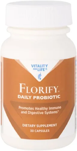Melaleuca Florify Daily Probiotic 30 Cápsulas | Cada cápsula contiene nueve cepas probióticas diversas y 11 mil millones de cultivos activos.