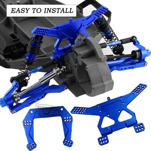 Miniatura 3 de Pieza de Actualización para 1/10 Slash 2WD/Slash 2WD VXL, Amortiguadores RC Big Bore de Aleación, Brazo de Suspensión, Bloque Caster, Bloques