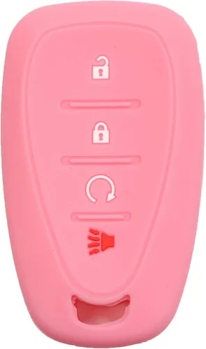 Miniatura 3 de Funda protectora de goma de silicona con 4 botones, compatible con Chevy Chevrolet Blazer Bolt Equinox Traverse Trax Trailblazer Volt Cruze Sonic