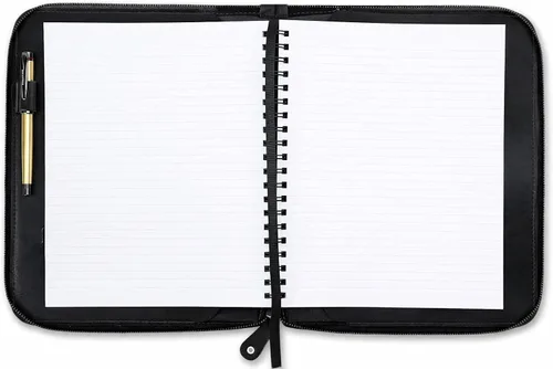 Miniatura 8 de Funda de cuero de grano completo resistente (8.5 x 11 pulgadas), recargable Cahier XXL, cuaderno en espiral recargable (8.5 x 11 pulgadas), funda
