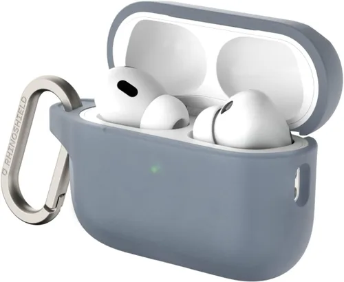 Miniatura 11 de RHINOSHIELD Funda para AirPods con mosquetón compatible con Apple [AirPods Pro 2], protección contra caídas de grado militar, resistente a