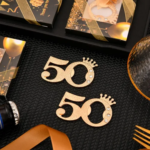 Miniatura 5 de 50 paquetes de 50 abrebotellas para fiestas de cumpleaños número 50, regalos o recuerdos para invitados, 50 aniversario de boda, fiesta temática