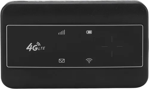 Bewinner Enrutador WiFi móvil 4G, punto de acceso WiFi móvil de 300 Mbps con ranura para tarjeta SIM, enrutador de viaje portátil compatible con 10