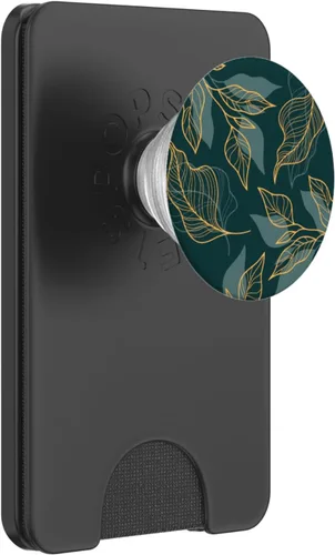 Miniatura 7 de PopSockets con diseño de hojas de plantas estéticas, botánicos, verdes, PopGrip intercambiable