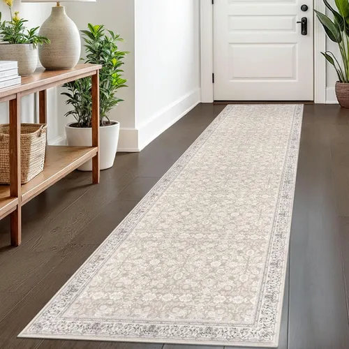 Miniatura 19 de SIILOOM Alfombra antideslizante de pasillo moderna de 2 x 5, súper suave, para pasillos, decoración para cocina, alfombras para pasillos sin 2-Verde