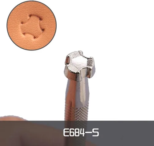 Miniatura 3 de PANSHIYON Sellos de cuero, paquete de 3 herramientas profesionales de estampado de cuero para trabajo artesanal