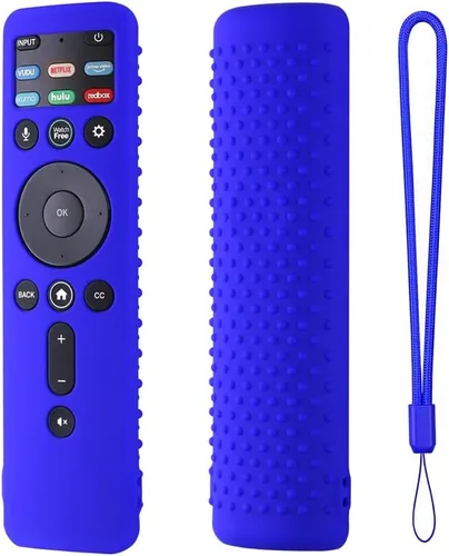Miniatura 17 de Hi Color Funda de silicona para control remoto VIZIO XRT260 Smart TV, a prueba de golpes, antideslizante, cordón (negro)