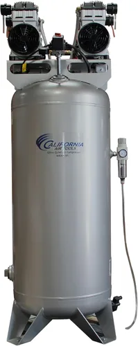 California Air Tools CAT-60040CAD Compresor de aire ultrasilencioso y sin aceite de 4.0 HP, tanque de acero de 60 galones, nivel de ruido de 75 dBA