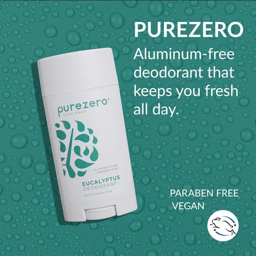 Miniatura 2 de Purezero EUCALYPTUS Desodorante Sin aluminio ni parabenos con bicarbonato de sodio y protección contra olores las 24 horas Para mujeres