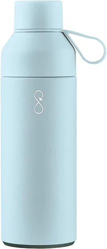 Miniatura 4 de Ocean Bottle - Botella de agua reutilizable para bebidas de acero inoxidable reciclado - Ecológica y reutilizable - Azul cielo - 17 oz