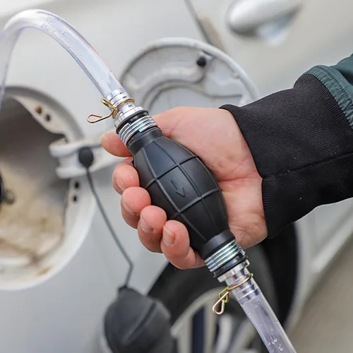 Miniatura 3 de Bomba de manguera de sifón de gasolina, bomba de sifón manual para transferencia de gasolina, bomba de sifón manual para agua, gas, bomba de sifón