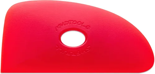 Miniatura 6 de Mudtools Costilla Polimérica Azul Tamaño 4 Firme - Triple Radio - Cerámica, Cerámica, Arcilla - B4 Azul - Firme (B4)