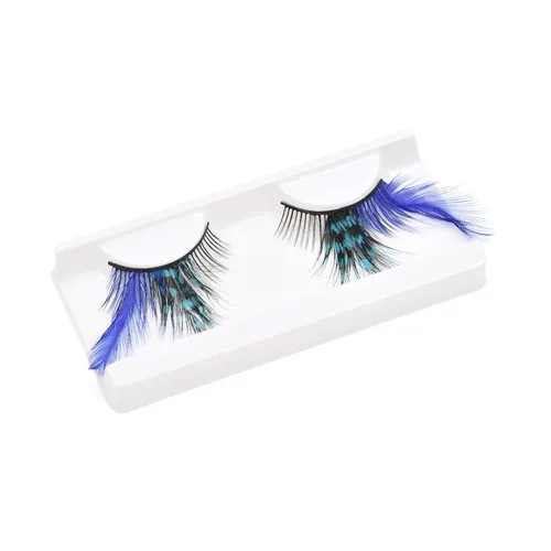 Miniatura 10 de Pestañas postizas blancas de Halloween, herramientas de extensión, anime japonés, cosplay, maquillaje natural, para fiesta de máscaras, pestañas