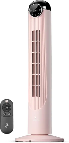 Miniatura 13 de Antarctic Star T36 Tower Fan-36 Inch, Bladeless Oscillating Fan with Remote, 6 Speeds & 4 Modes, LED Display, 9H Timer, Quiet Floor Standing Fan for
