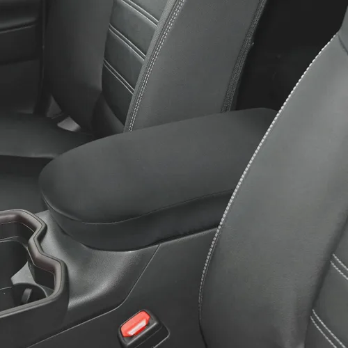 Miniatura 9 de INTGET Funda para reposabrazos de consola central para Toyota RAV4 2025, accesorios 2024 2023 2022 2021 2020 2019 de cuero para consola media, Negro
