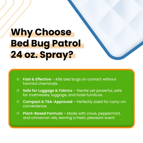 Miniatura 2 de Bed Bug Patrol - Aerosol para chinches de cama natural, seguro para niños y mascotas, a base de plantas, no tóxico, tratamiento natural efectivo