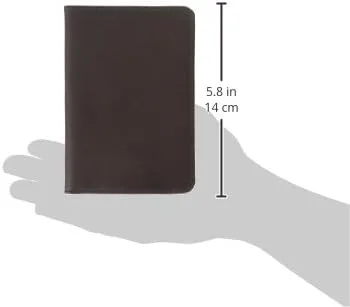 Miniatura 3 de Dacasso piel Pasaporte Titular, Marrón Chocolate