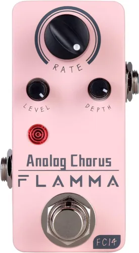 Miniatura 22 de Pedal de Modulación Mini FLAMMA FC05 con Coro, Brida, Trémulo, Phaser, Vibrato, Rotary, Autowah Líquido, Tartamudeo, Anillo, LowBit Modulación FC05