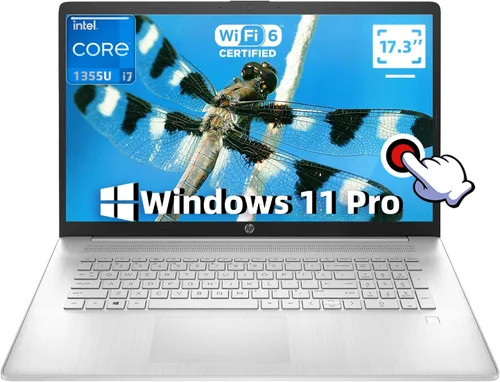 Miniatura 5 de HP Computadora portátil de negocios con pantalla táctil HD+ 2022 de 17.3 pulgadas, AMD Ryzen 5 5500U Hexa-Core (hasta 4.0 GHz), 16 GB de RAM, 1 TB