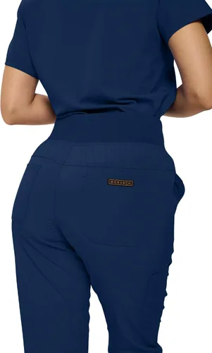 Miniatura 4 de Pantalones quirúrgicos acanalados para mujer