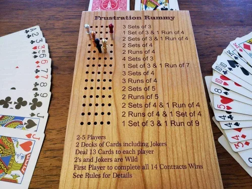 Miniatura 5 de Tablero de juego Rummy de la frustración del deluxe/del viaje