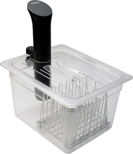 Miniatura 2 de LIPAVI Tapa C10L-AN para contenedor LIPAVI C10 Sous Vide, con corte de precisión para el circulador de inmersión ANOVA NANO