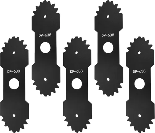 Miniatura 8 de Cuchilla de bordeadora de 9 pulgadas 638006008 638006007 con dientes compatibles con Ryo bi RY13050 RY13050A RY15518 RY40030, hoja resistente de 9