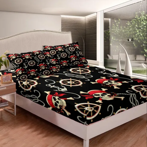 Miniatura 21 de Juego de sábanas para niños, bonito juego de ropa de cama con estampado de llama de dibujos animados y alpaca, sábana bajera ajustable para niños