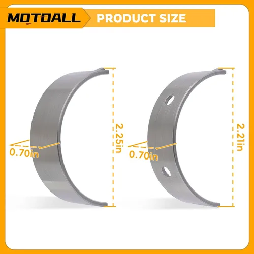 Miniatura 3 de MOTOALL Juego de rodamientos principales del cigüeñal 10pcs para Hyundai Kia 08-20 2.0l 2.4l 210202g100