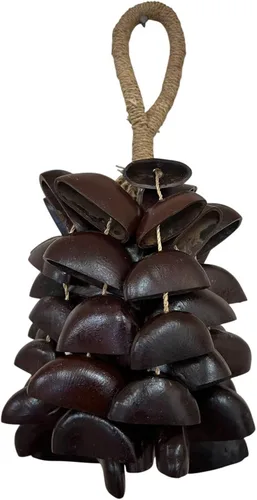 Miniatura 3 de Sonajero de Mano XXL (Juju Chacha Pangi Pala) Campana de Mano Accesorios de Percusión (Juju)