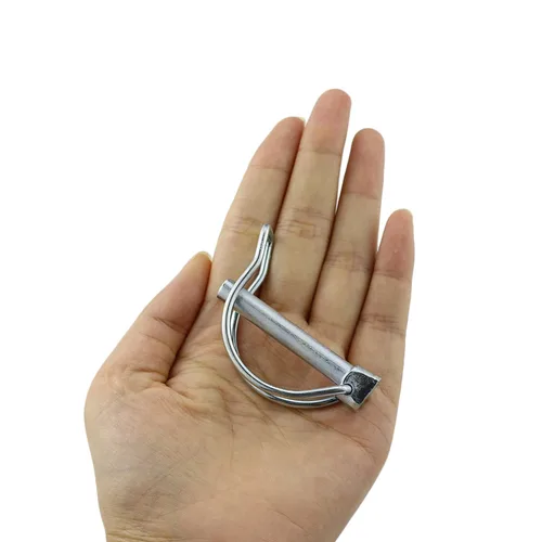 Miniatura 4 de 4 pines de seguridad de acoplador de acero al carbono, remolque remolque, bicicleta, carriola, barco, etapa, gancho de enganche de pierna