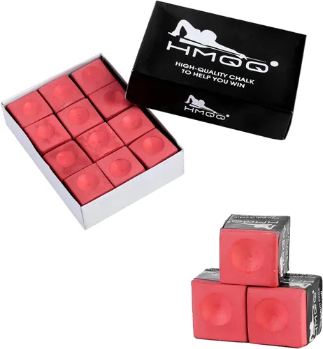 Miniatura 11 de HMQQ Pool Cue Chalk – 12 Pack Billiard Chalk, Low Dust & Anti-Slip Cue Chalk for Smooth, Accurate Shots – 6 Colors Available for Pool Lovers, Home