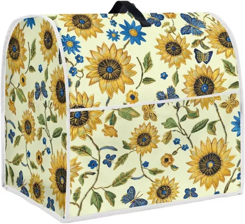 Miniatura 34 de Funda para batidora de pie de libélula bohemia compatible con mezclador de cocina de 4.5 a 5 cuartos de galón, a prueba de polvo, cubierta