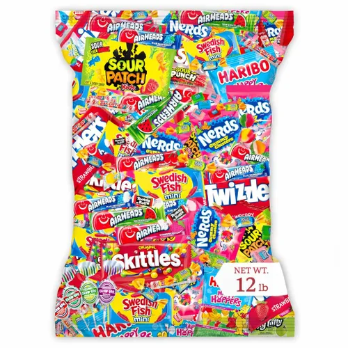 Miniatura 12 de Paquete Variado de Dulces a Granel - Dulces Envueltos Individualmente a Granel de 2 lb para Búsqueda de Huevos de Pascua - Rellenos para Piñata