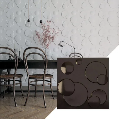 Miniatura 14 de Ekena Millwork 19 5/8 pulgadas de ancho x 19 5/8 pulgadas de alto, Finley EnduraWall decorativo 3D, Satin Hunt Club verde