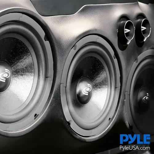 Miniatura 7 de Pyle Altavoz de audio para automóvil de 6.5 pulgadas de rango medio, sistema de altavoces de rango medio sellado de alta potencia de 300 vatios