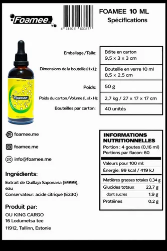 Miniatura 2 de Foamee Espumador de cóctel vegano 0.3 fl oz